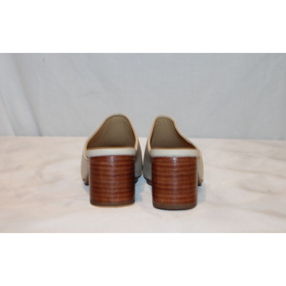 NISOLO WOMEN'S ALL DAY LEATHER HEELED MULE BONE SZ 6 NIB $170 - Picture 7 of 9